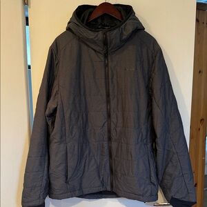 Moosejaw Men's Hooded Quilted Puffer Jacket - Dark Charcoal